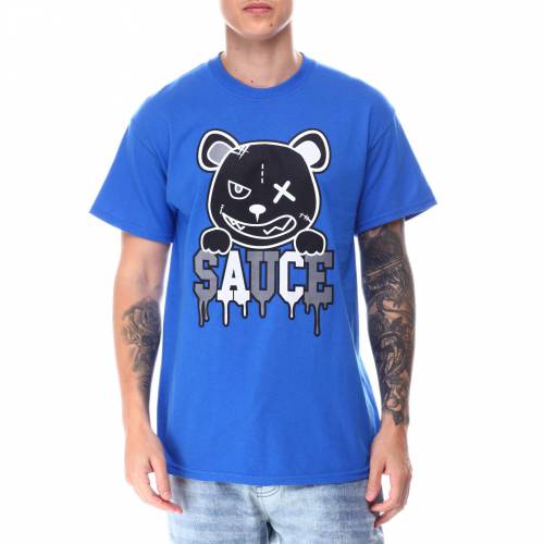 21激安通販 Tシャツ メンズ Buyers Picks Sauce Bear Tee Royal 即日発送 Kanematsuusa Com