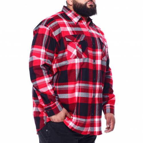 スリーブ 黒色 ブラック 赤 レッド 長袖 BT メンズ 【 SLEEVE RED BUYERS PICKS FLANNEL BLACK 】