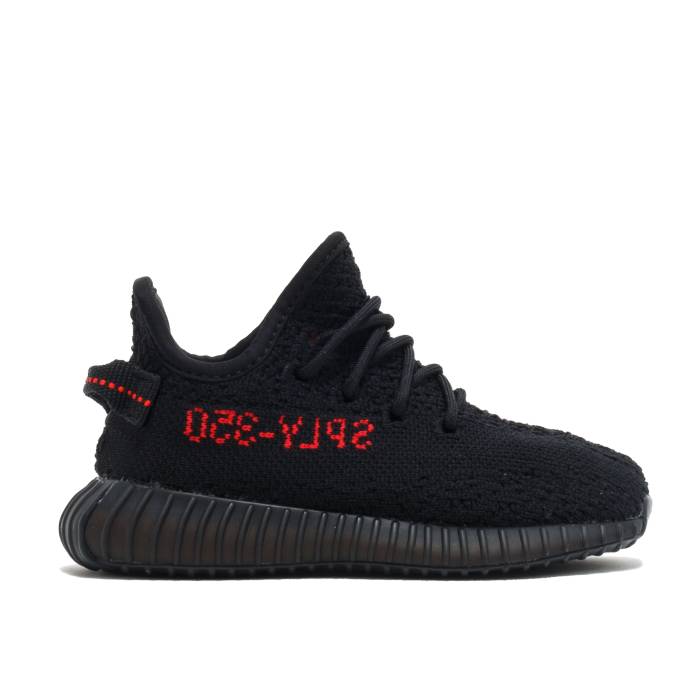 アディダス Adidas 【 Yeezy Boost 350 V2 Infant \u0027Bred\u0027 Infant Core Black/Core Black/Red 】 ブースト もの言う花 中核グループ 黒いこと 黒いこと Red 赤・赤いこと