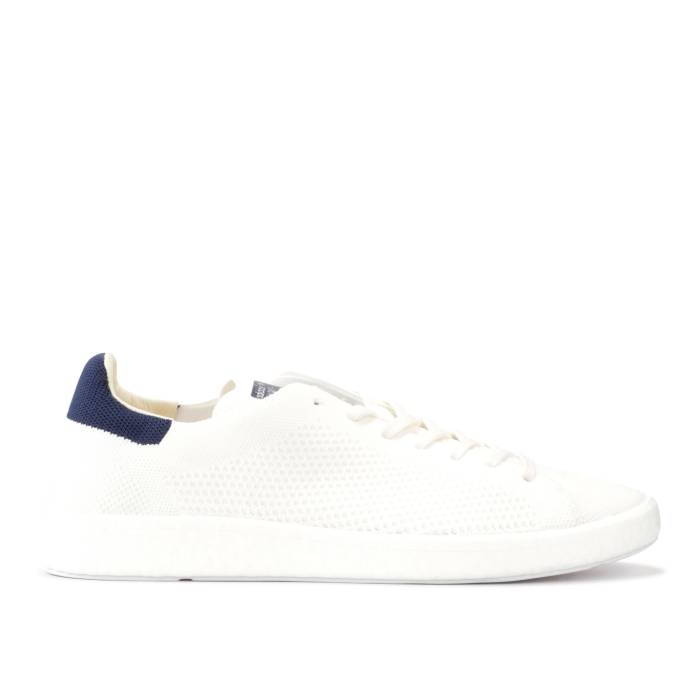 アディダス Adidas 【 Stan Smith Boost Primeknit \u0027White Navy\u0027 Men Running White/Running White/Collegiate Navy 】 ブースト メンズ 白いこと 白いこと 紺色 米国海軍