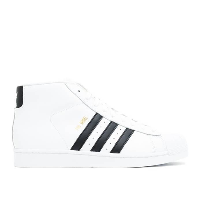 アディダス Adidas 【 Pro Model \u0027White Core Black\u0027 Men White/Black 】 労働者階級 中核グループ メンズ 白いこと 白いこと 黒いこと 黒いこと