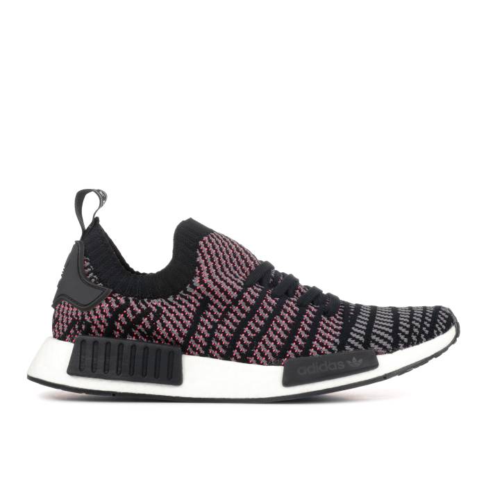アディダス Adidas 【 Nmd_R1 Stlt Primeknit olar Pink Men Core Black/Grey Four/Solar Pink 】 メンズ コア 黒色 ブラック 灰色 グレー pink ピンク