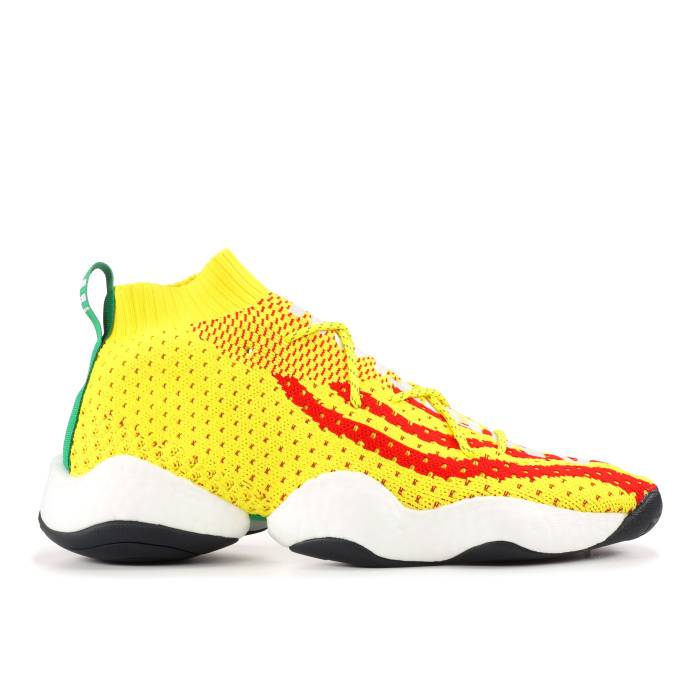 アディダス Adidas 【 Pharrell X Crazy Byw 'Ambition' Men Yellow/Red/Green 】 クレイジー メンズ yellow 黄色・イエロー Red 赤・レッド green 緑・グリーン｜スニケス