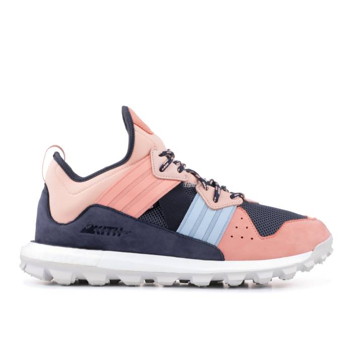 アディダス Adidas 【 Kith X Response Trail \u0027Eea Collection\u0027 Men Pink/Blue/White 】 Response 受け答え メンズ pink サクラ色 青み 青色 白いこと 白いこと