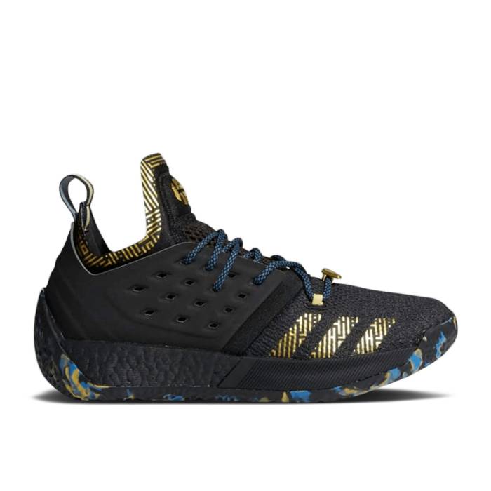 アディダス Adidas 【 Harden Vol. 2 \u0027Mvp\u0027 Men Core Black/Gold Metallic/Trace Royal 】 ハーデン メンズ 中核グループ 黒いこと 黒いこと ゴールド 靴-メンズ靴-スニーカー