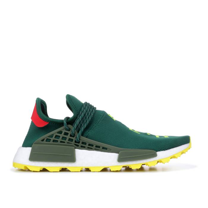 アディダス Adidas 【 Pharrell X N.e.r.d. X Nmd Human Race Trail Bbc Exclusive Men Green/Yellow/White 】 NMD メンズ green 緑・グリーン yellow 黄色・イエロー 白色 ホワイト