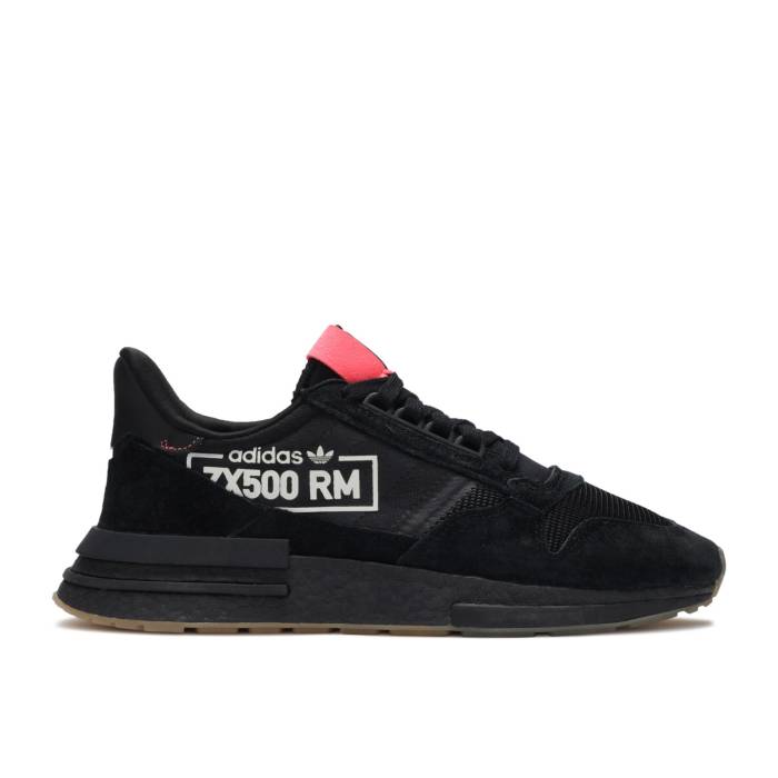 アディダス Adidas 【 Zx 500 Rm 'Alphatype' Men Core Black/Core Black/Blubird 】 メンズ コア 黒色 ブラック