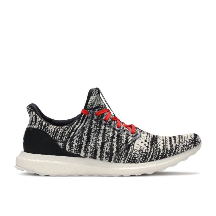 アディダス Adidas 【 Missoni X Ultraboost Clima 'Oreo' Men Core Black/Cloud White/Active Red 】 クライマ メンズ コア 黒色 ブラック 白色 ホワイト Red 赤・レッド|スニケス