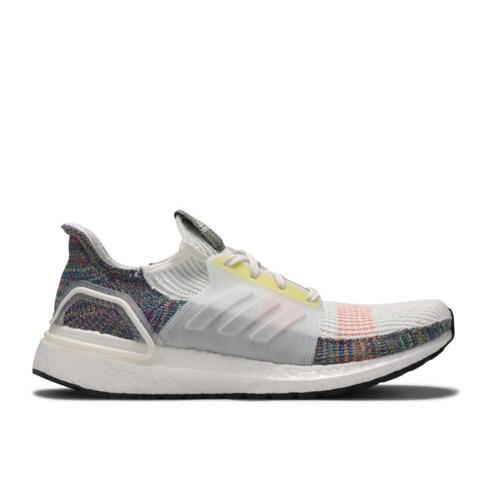 アディダス Adidas 【 Ultraboost 19 \u0027Pride\u0027 Men White/Scarlet/Bright Yellow 】 メンズ 白いこと 白いこと yellow 黄味がかった・黄色
