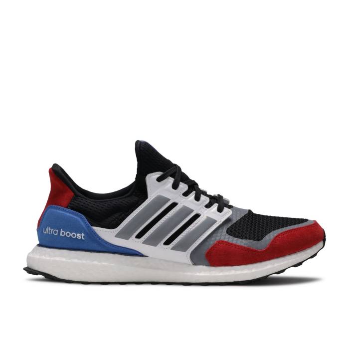 アディダス Adidas 【 Ultraboost 1.0 S\u0026L \u0027Black Red Blue\u0027 Men Core Black/Grey Three/Cloud White 】 Red 赤・赤いこと メンズ 中核グループ 黒いこと 黒いこと 薄墨色 薄墨色 白いこと 白いこと メンズ靴-靴