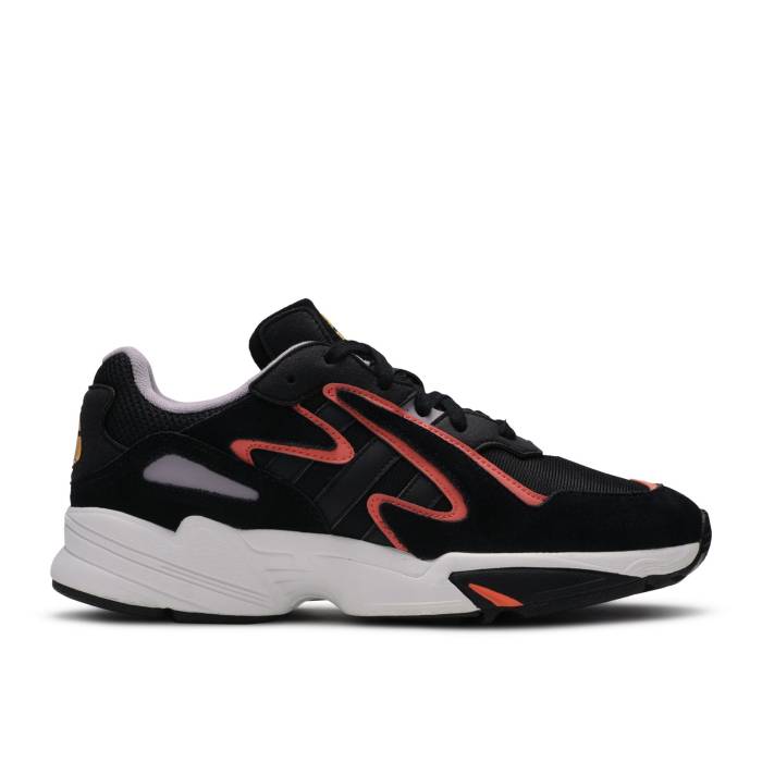 アディダス Adidas 【 Yung-96 Chasm \u0027Black Coral\u0027 Men Core Black/Core Black/Semi Coral 】 メンズ 中核グループ 黒いこと 黒いこと
