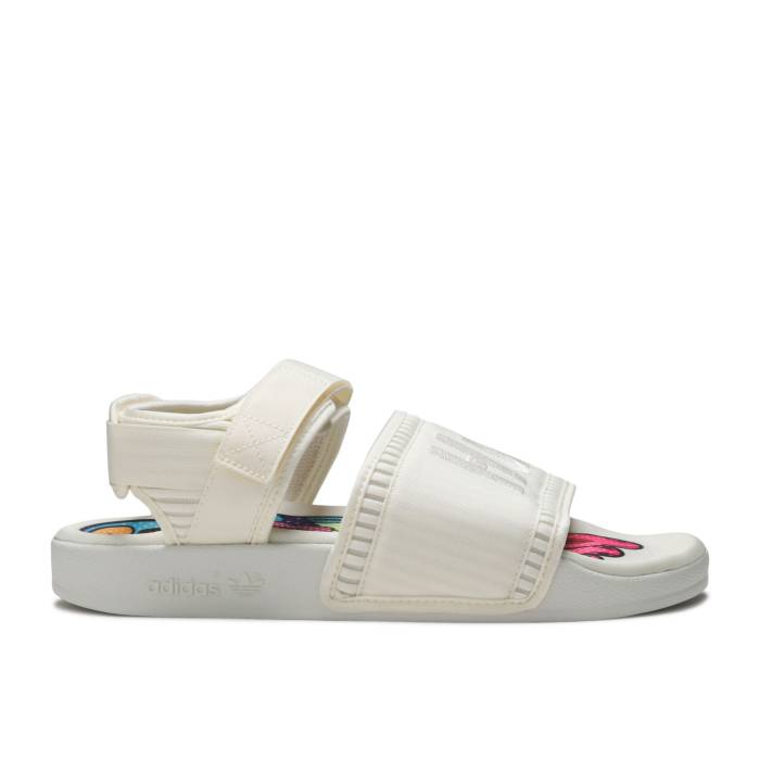 アディダス Adidas 【 Pharrell X Adilette 2.0 Sandal 'Cream White' Men Cream White/Cream White/Cream White 】 アディレッタ メンズ クリーム 白色 ホワイト|スニケス