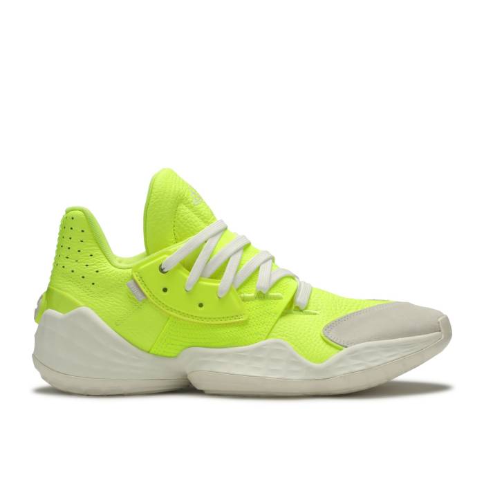アディダス Adidas 【 Harden Vol. 4 Dp 'Solar Yellow' Men Solar Yellow/Off White/Footwear White 】 ハーデン メンズ yellow 黄色・イエロー 白色 ホワイト｜スニケス