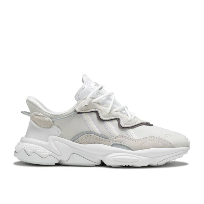 アディダス Adidas 【 Wmns Ozweego \u0027Cloud White\u0027 Women Cloud White/Off White/Silver Metallic 】 レディース 白いこと 白いこと Silver しろがね色・しろがね色