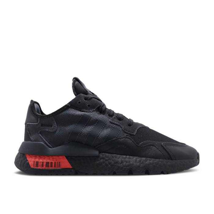 アディダス Adidas 【 Nite Jogger \u0027Hi-Res Red\u0027 Men Core Black/Carbon/Hi-Res Red 】 ジョガーパンツ メンズ 中核グループ 黒いこと 黒いこと 炭素 Red 赤・赤いこと