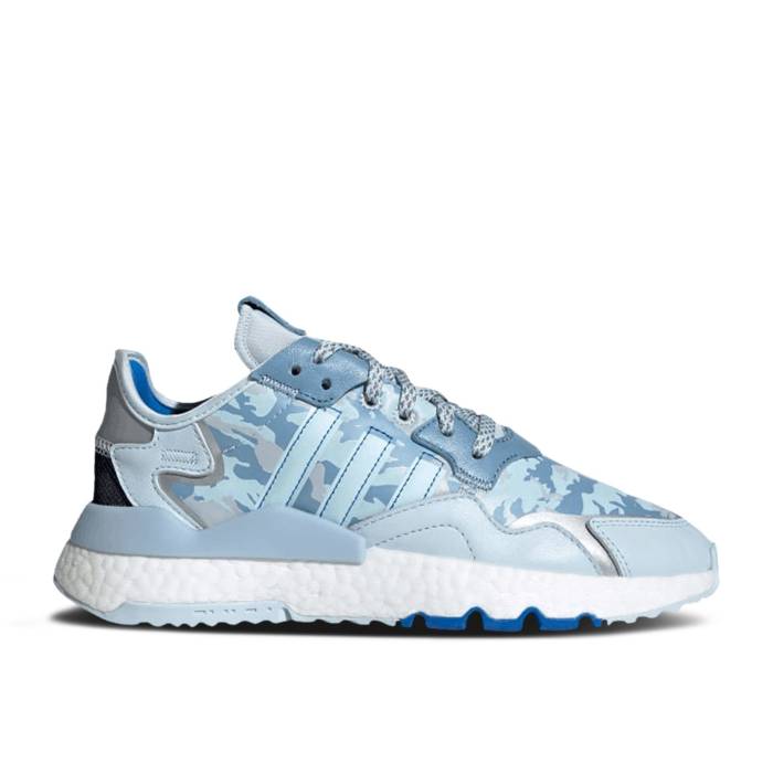 アディダス Adidas 【 Wmns Nite Jogger 'Sky Tint' Women Sky Tint/Glory Blue/Sky Tint 】 ジョガーパンツ レディース スカイ 青色 ブルー