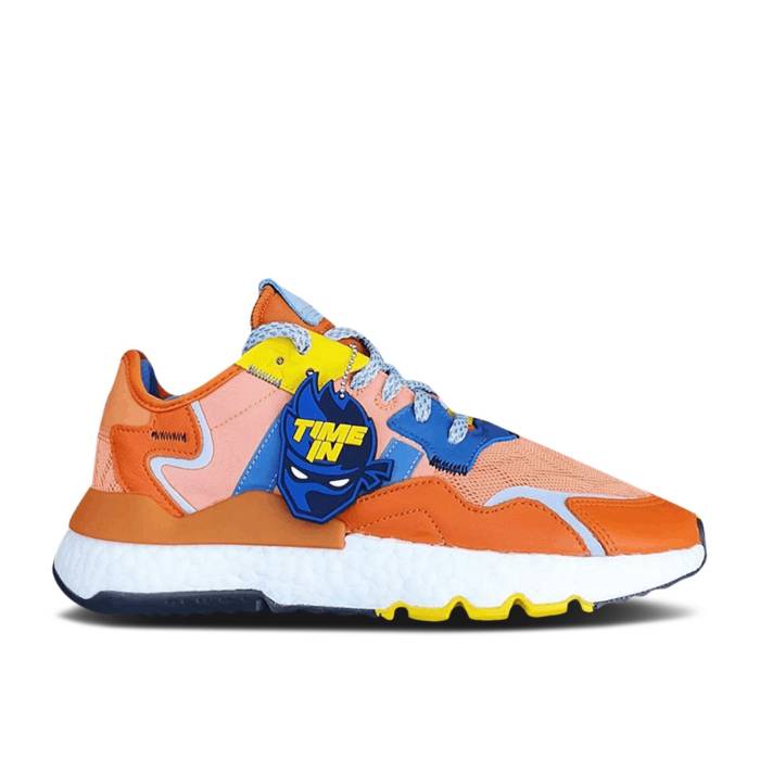 アディダス Adidas 【 Ninja X Nite Jogger Big Kids 'Time In - Amber Tint' Youth Amber Tint/Tactile Orange/Trace Royal 】 ジョガーパンツ ジュニア キッズ orange 橙・オレンジ｜スニケス