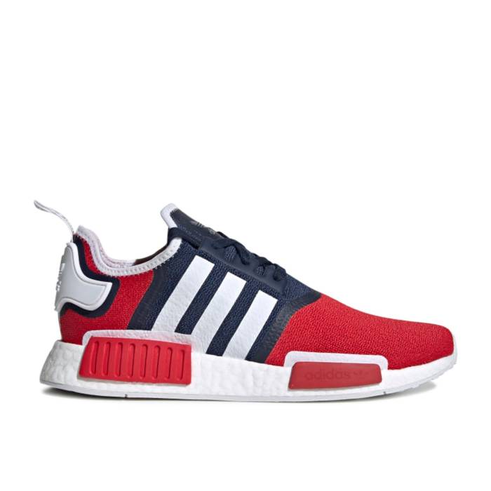 アディダス Adidas 【 Nmd_R1 \u0027Usa\u0027 Men Collegiate Navy/Scarlet/Cloud White 】 メンズ 紺色 米国海軍 白いこと 白いこと