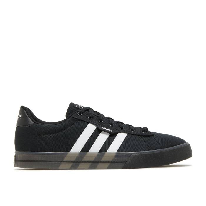 アディダス Adidas 【 Daily 3.0 'Translucent Outsole - Black White' Men Core Black/Cloud White/Cloud White 】 黒色 ブラック メンズ コア 黒色 ブラック 白色 ホワイト