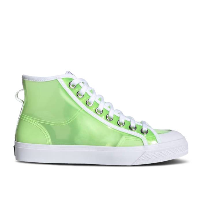 アディダス Adidas 【 Wmns Nizza High \u0027Translucent Tint - Signal Green\u0027 Women Signal Green/Cloud White/Core Black 】 ご機嫌 レディース green 緑・緑であること 白いこと 白いこと 中核グループ 黒いこと 黒いこと