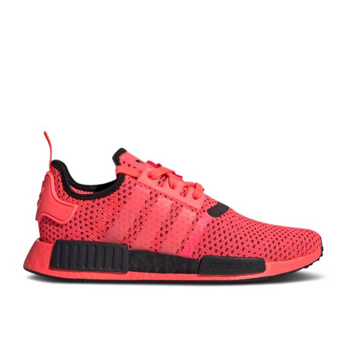 アディダス Adidas 【 Nmd_R1 Knit \u0027Signal Pink\u0027 Men Signal Pink/Signal Pink/Core Black 】 編み物 メンズ pink サクラ色 中核グループ 黒いこと 黒いこと
