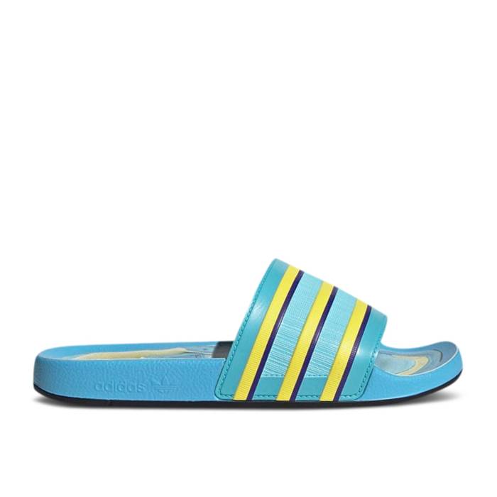 アディダス Adidas 【 Adilette Premium Slides 'Zx 8000' Men Light Aqua/Bright Yellow/Purple 】 アディレッタ Premium プレミアム メンズ アクア yellow 黄色・イエロー Purple 紫・パープル 33,215円