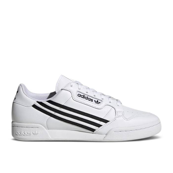 アディダス Adidas 【 Continental 80 'Three Stripes - Cloud White' Men Cloud White/Core Black/Cloud White 】 メンズ 白色 ホワイト コア 黒色 ブラック|スニケス