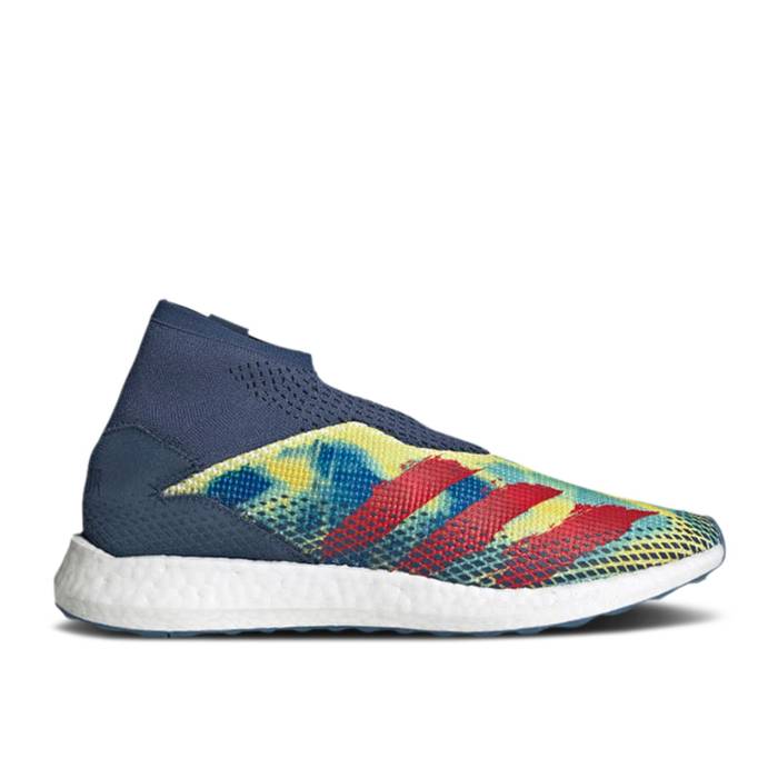 アディダス Adidas 【 Pharrell X Arsenal X Predator.1 Human Race 'Bruised Banana' Men Night Marine/Tactile Red/Light Yellow 】 メンズ ナイト Red 赤・レッド yellow 黄色・イエロー｜スニケス
