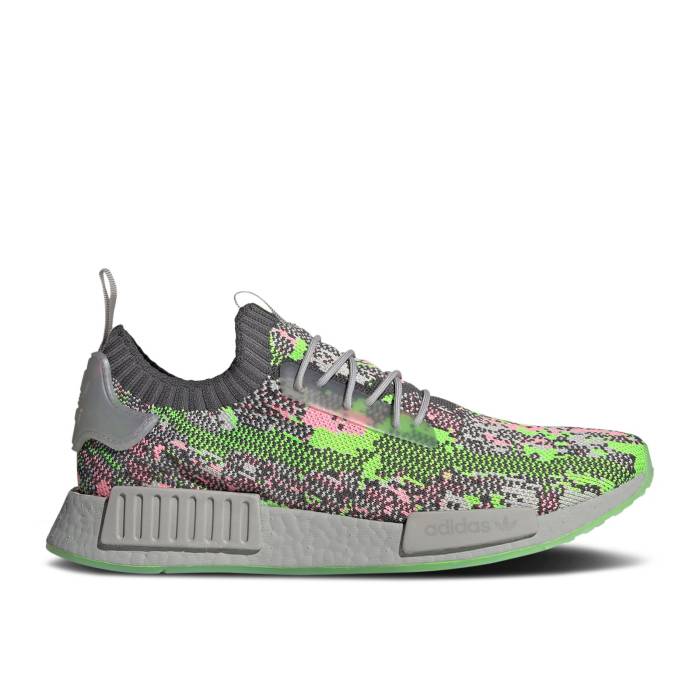 アディダス Adidas 【 Nmd_R1 Primeknit Hyper Pop Men Grey Two/Grey Two/Hyper Pop 】 メンズ 灰色 グレー
