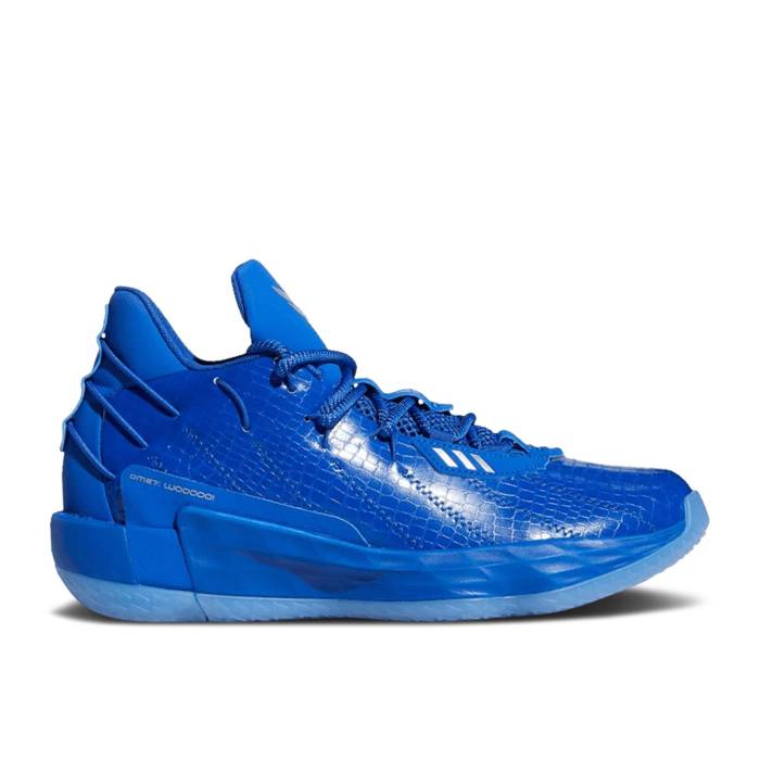 アディダス Adidas 【 Ric Flair X Dame 7 \u0027Royal Blue\u0027 Men Royal Blue/Silver Metallic/Royal Blue 】 メンズ 青碧 青碧 Silver しろがね色・しろがね色