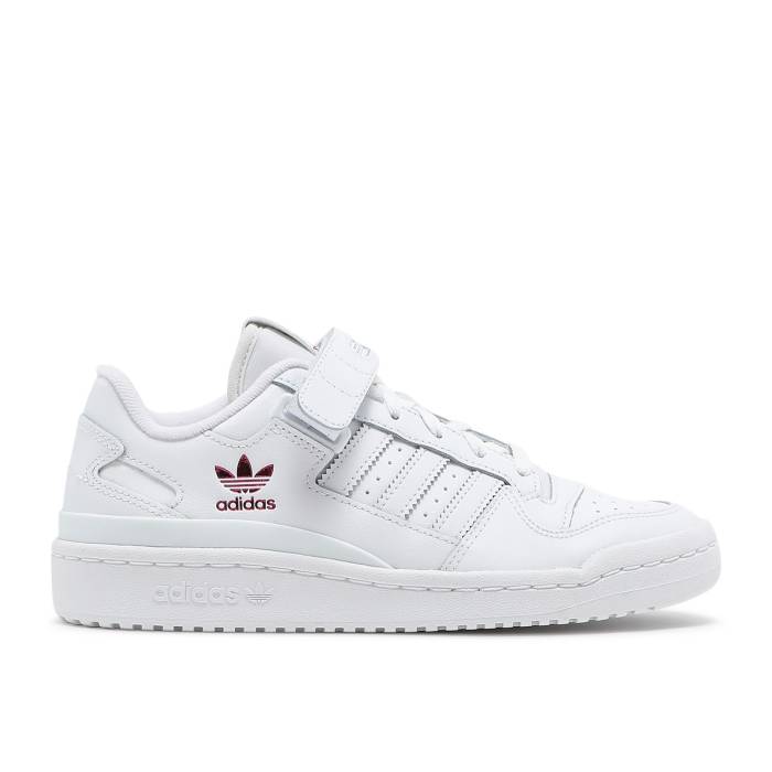 アディダス Adidas 【 Wmns Forum Low \u0027White Shock Pink\u0027 Women Cloud White/Cloud White/Shock Pink 】 討論会 ぼうぜん自失 レディース 白いこと 白いこと ぼうぜん自失 pink サクラ色
