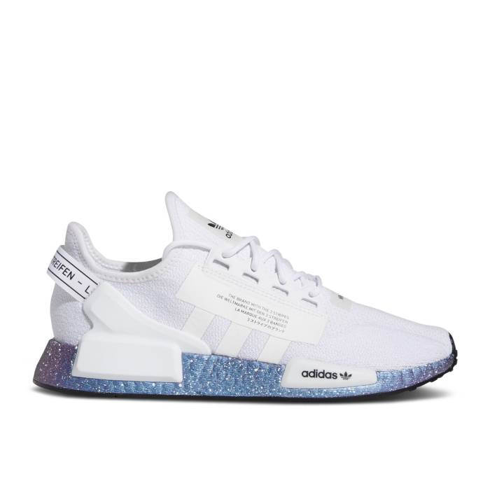 アディダス Adidas 【 Nmd_R1 V2 White Speckled Men Core Black/Supplier Colour/Cloud White 】 メンズ コア 黒色 ブラック 白色 ホワイト
