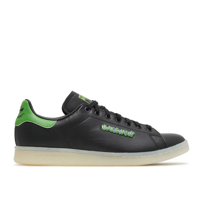 アディダス Adidas 【 Marvel X Stan Smith 'Hulk Smash' Men Core Black/Pantone/Cloud White 】 メンズ コア 黒色 ブラック 白色 ホワイト|スニケス