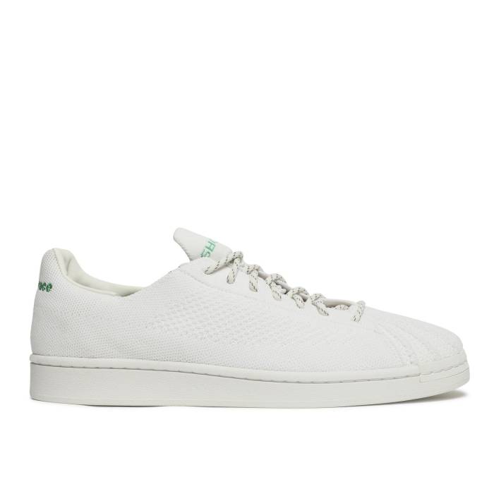 アディダス Adidas 【 Pharrell X Superstar Primeknit White Men Cloud White/Cloud White/Vivid Green 】 Superstar スーパースター メンズ 白色 ホワイト green 緑・グリーン