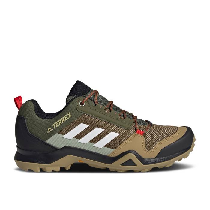 アディダス Adidas 【 Terrex Ax3 \u0027Wild Pine\u0027 Men Wild Pine/Crystal White/Vivid Red 】 メンズ wild ワイルド 白いこと 白いこと Red 赤・赤いこと