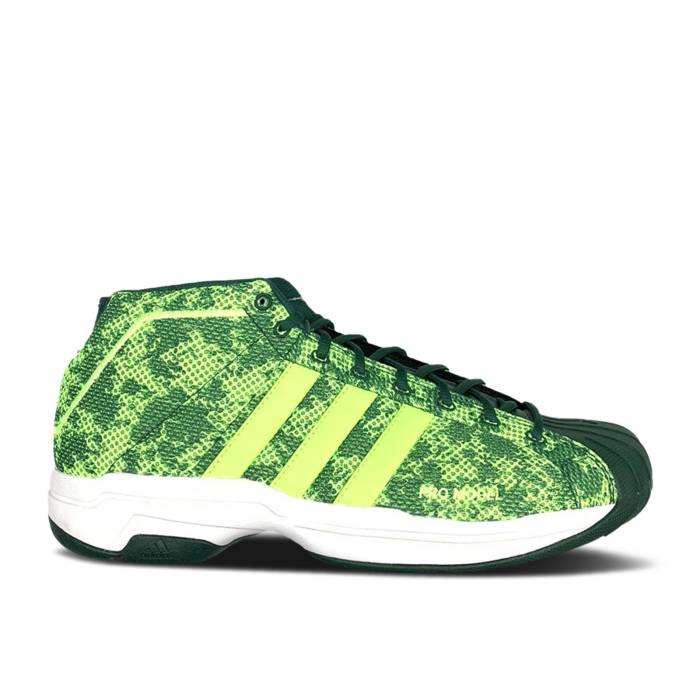 アディダス Adidas 【 Pro Model 2G \u0027Green Snakeskin\u0027 Men 】 労働者階級 メンズ スニーカー-靴