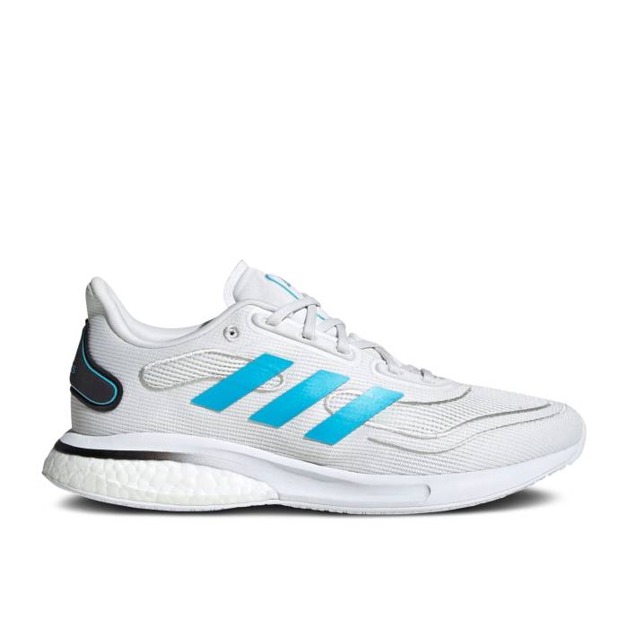 アディダス Adidas 【 Wmns Supernova \u0027White Signal Cyan\u0027 Women Crystal White/Signal Cyan/Core Black 】 スーパーノバ・ノヴァ レディース 白いこと 白いこと シアン 中核グループ 黒いこと 黒いこと