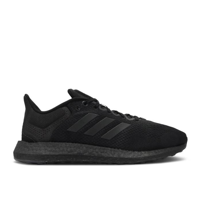 アディダス Adidas 【 Pureboost 21 \u0027Black Grey\u0027 Men Core Black/Core Black/Grey Six 】 メンズ 中核グループ 黒いこと 黒いこと 薄墨色 薄墨色