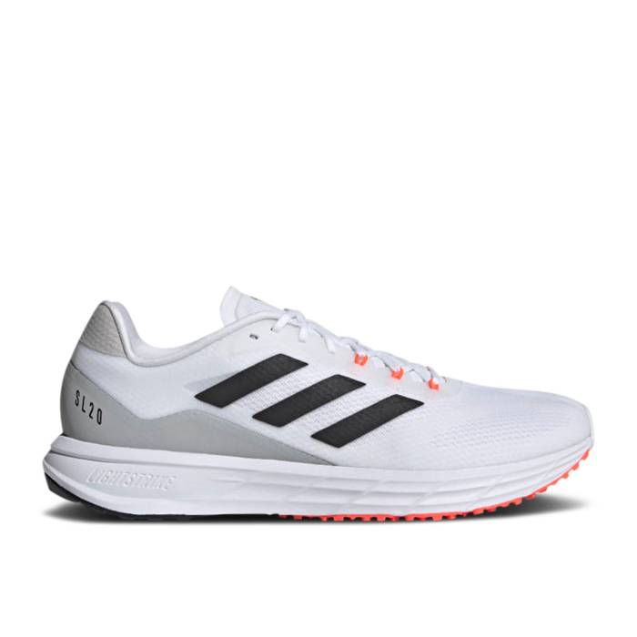 アディダス Adidas 【 Sl20.2 White Black Men Cloud White/Core Black/Solar Red 】 メンズ 白色 ホワイト コア 黒色 ブラック Red 赤・レッド