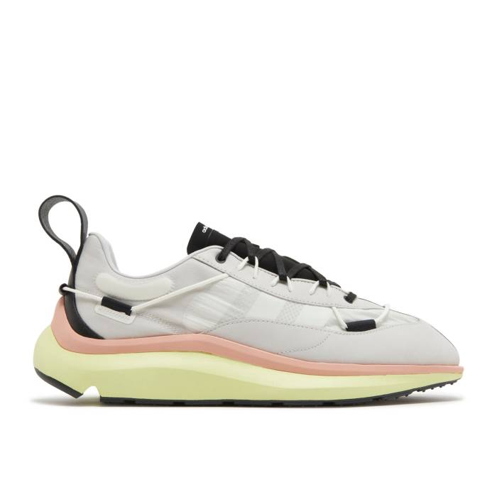 アディダス Adidas 【 Y-3 Shiku Run \u0027Grey Hi-Res Yellow\u0027 Men Core White/Grey One/Hi-Res Yellow 】 幽客 メンズ 中核グループ 白いこと 白いこと 薄墨色 薄墨色 yellow 黄味がかった・黄色