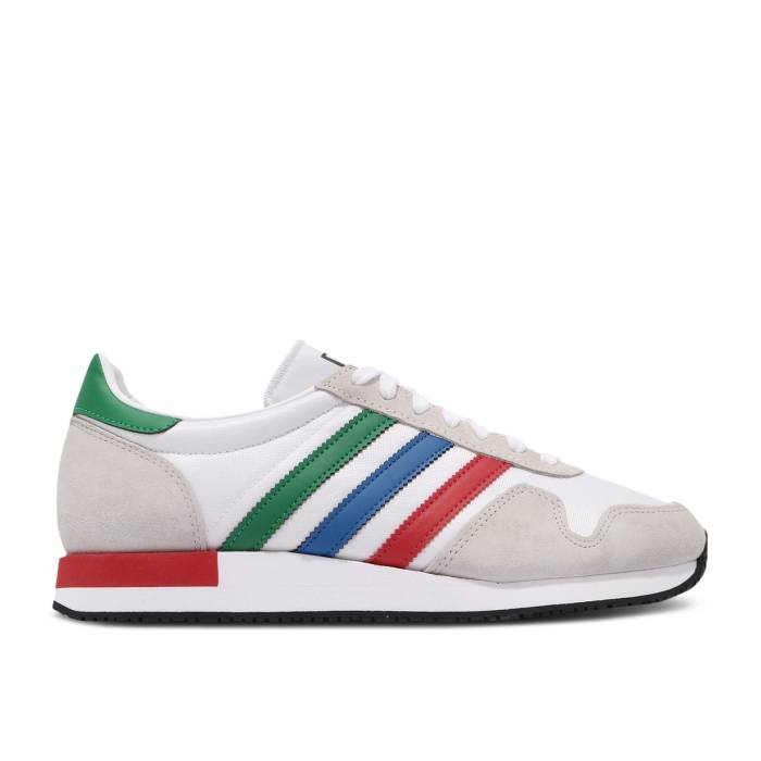 アディダス Adidas 【 Usa 84 Mexico Men Cloud White/Green/Blue 】 メンズ 白色 ホワイト green 緑・グリーン 青色 ブルー