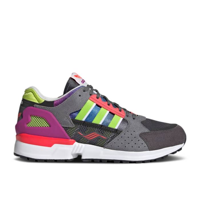 アディダス Adidas 【 Zx 10000 'Grey Multi' Men Grey Five/Sonic Fuchsia/Semi Solar Slime 】 メンズ 灰色 グレー|スニケス