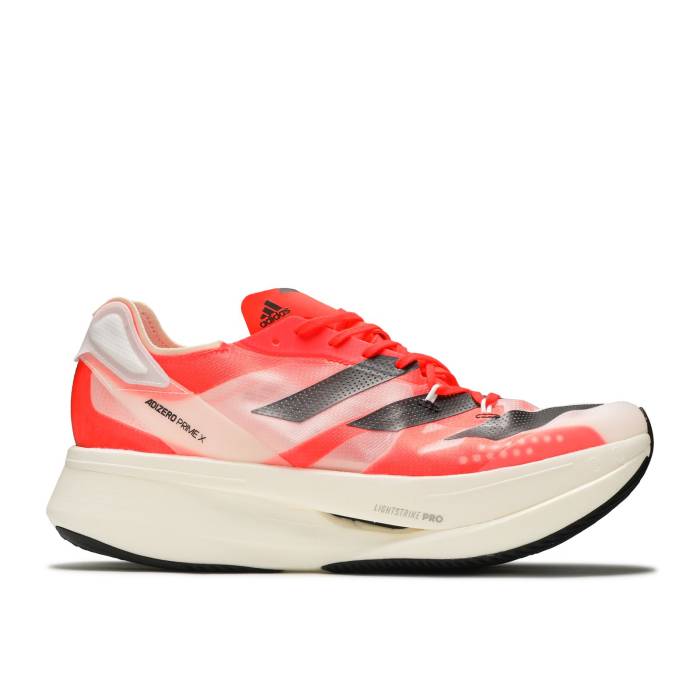 アディダス Adidas 【 Adizero Prime X \u0027White Solar Red\u0027 Men Cloud White/Carbon/Solar Red 】 アディゼロ メンズ 白いこと 白いこと 炭素 Red 赤・赤いこと
