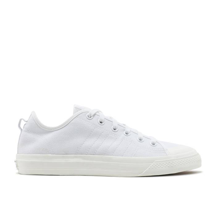 アディダス Adidas 【 Nizza Rf \u0027Triple White\u0027 Men Cloud White/Cloud White/Off White 】 メンズ 白いこと 白いこと