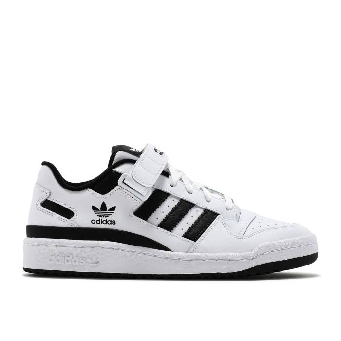 アディダス Adidas 【 Forum Low \u0027White Black\u0027 Men Cloud White/Cloud White/Core Black 】 討論会 メンズ 白いこと 白いこと 中核グループ 黒いこと 黒いこと