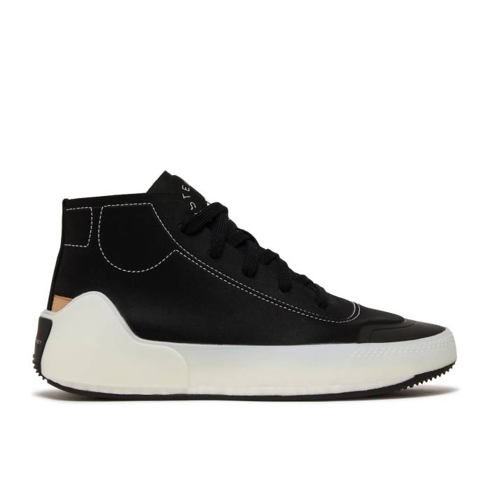 アディダス Adidas 【 Stella Mccartney X Wmns Treino Mid \u0027Black White\u0027 Women Core Black/Cloud White/Off White 】 ミッド レディース 中核グループ 黒いこと 黒いこと 白いこと 白いこと