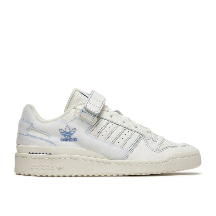 アディダス Adidas 【 Forum Low \u0027Off White Blue Bird\u0027 Men Cloud White/Off White/Blue Bird 】 討論会 白いこと 白いこと 青み 青色 メンズ 白いこと 白いこと 青み 青色