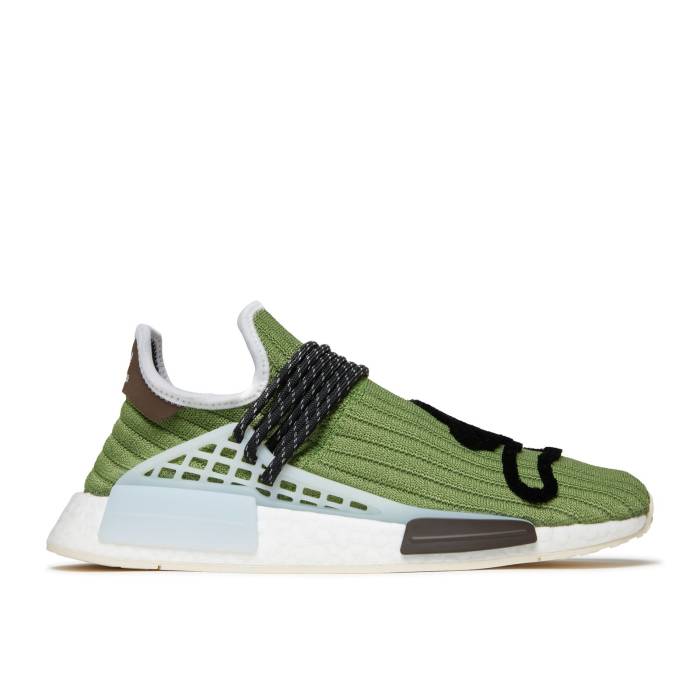 アディダス Adidas 【 Bbc Ice Cream X Pharrell X Nmd Human Race \u0027Running Dog\u0027 Men Customized/Core White/Brown 】 皮膚軟化剤 NMD メンズ 中核グループ 白いこと 白いこと 赤銅色 赤銅色 靴-スニーカー-メンズ靴