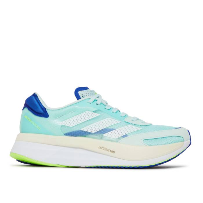 アディダス Adidas 【 Wmns Adizero Boston 10 \u0027Halo Mint\u0027 Women Halo Mint/Cloud White/Sonic Ink 】 アディゼロ 豆の町 レディース 白いこと 白いこと