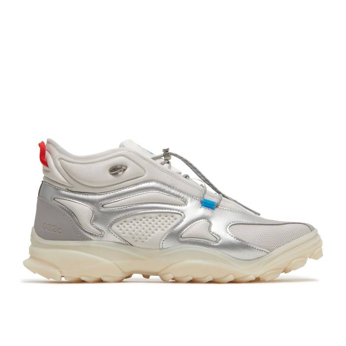アディダス Adidas 【 032C X Gsg Tr \u0027Silver Metallic\u0027 Men Grey One/Mgh Solid Grey/Solar Blue 】 メンズ 薄墨色 薄墨色 益荒男 青味 青み